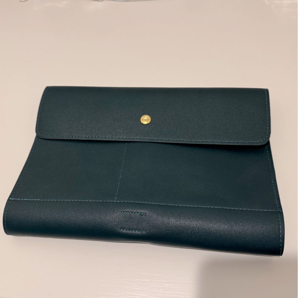 Glass ladder & co green clutch/organizer!
